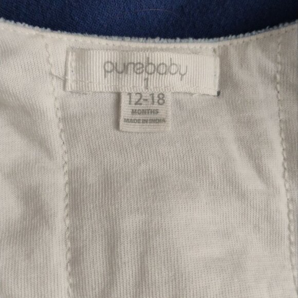Purebaby - Baby Blue Cozy Sweater - Picture 4 of 4